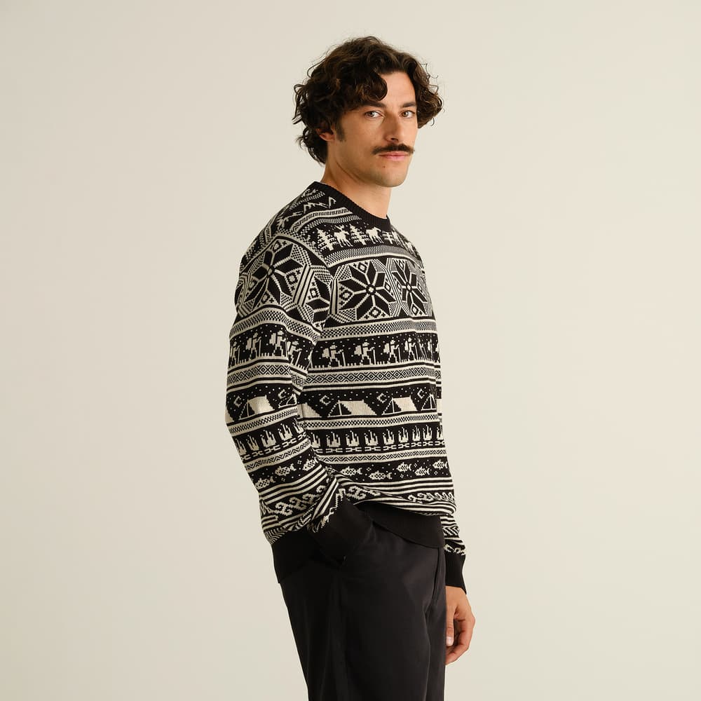 Sweater Mora Fairisle Hike Black
