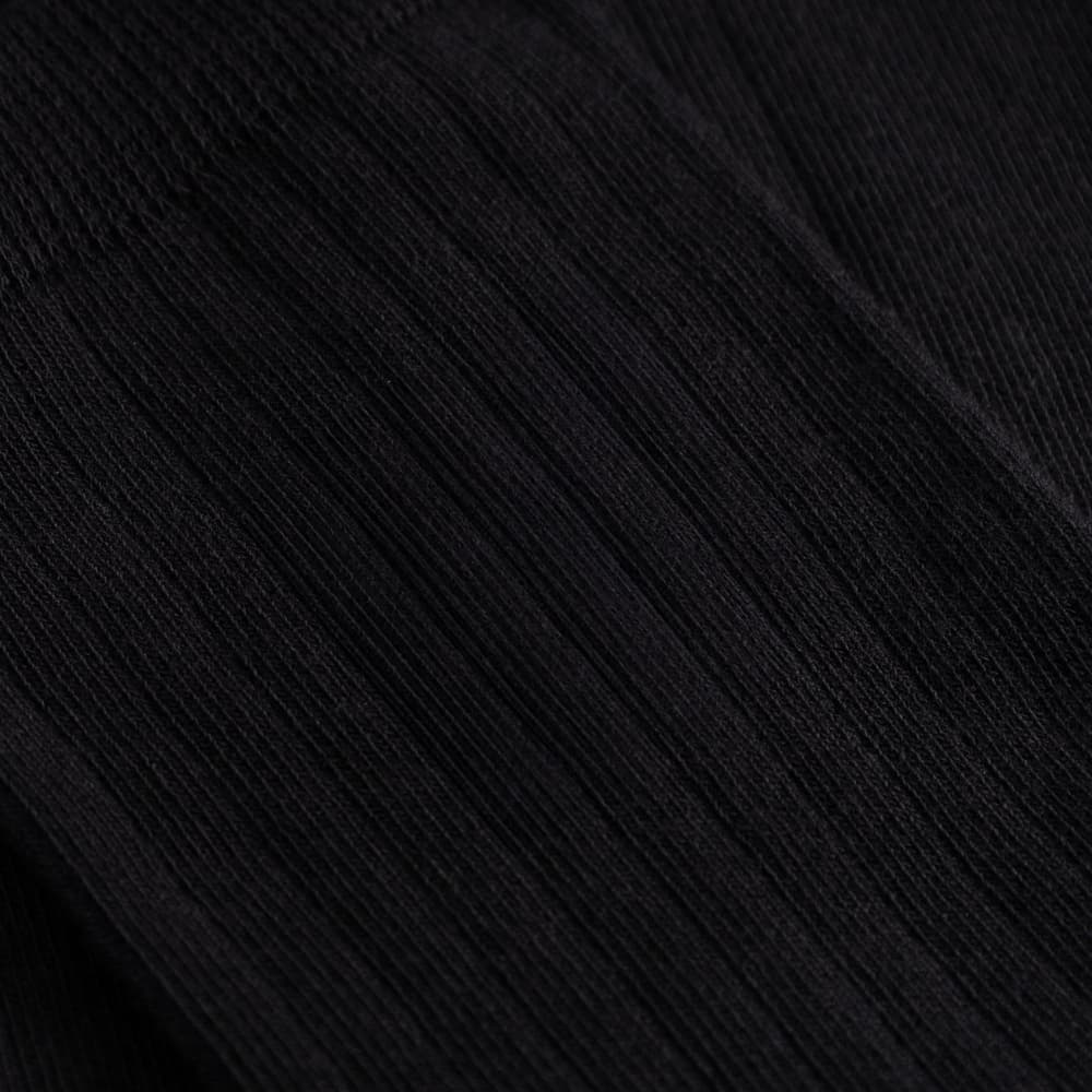 Rib Socks Knivsta Solid Black