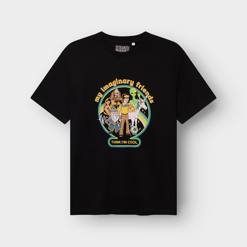 T-shirt Stockholm My Imaginary Friends Black