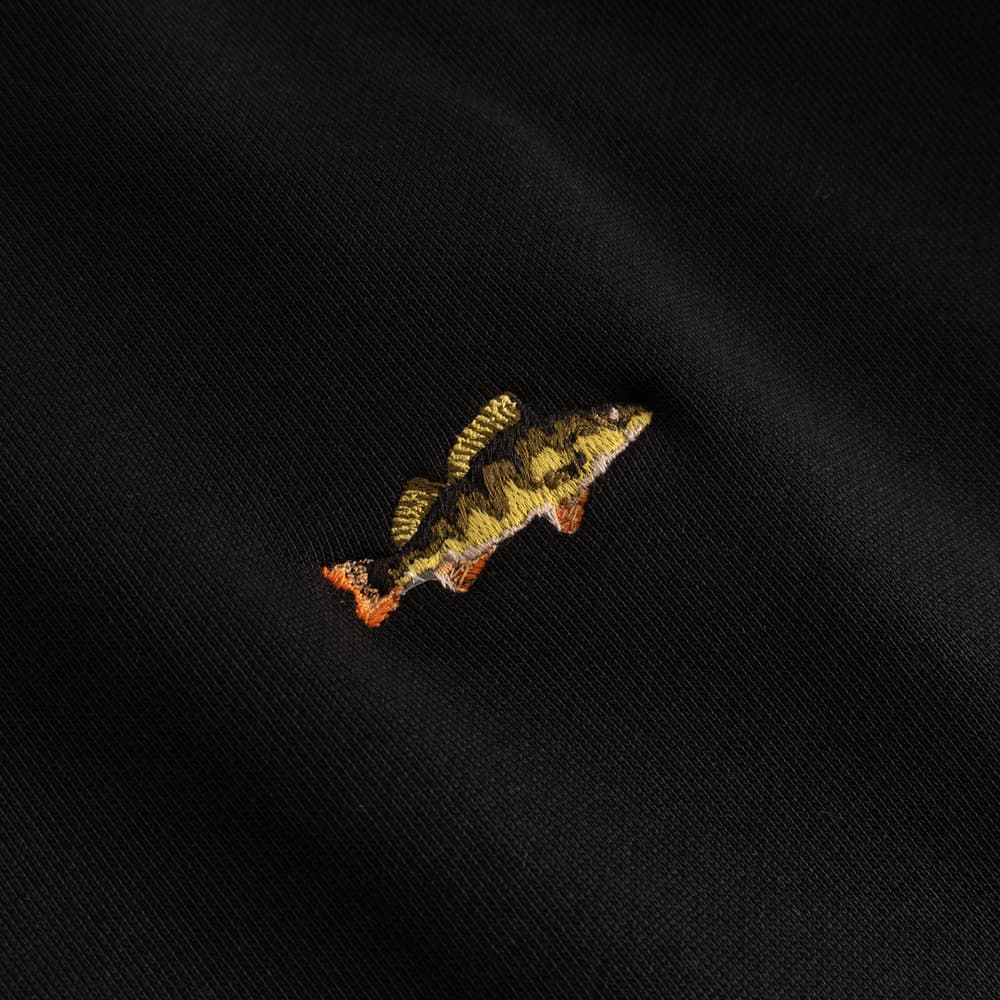 Sweatshirt Malmoe Perch EMB Black