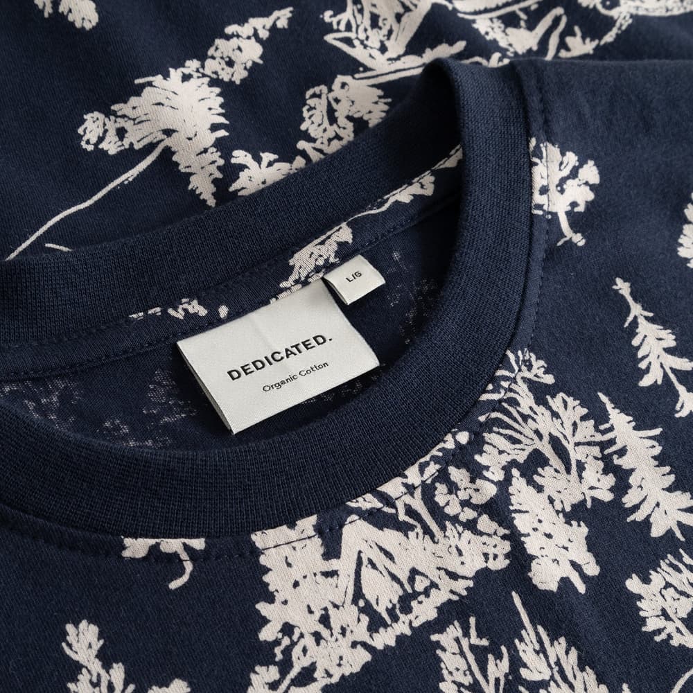T-shirt Stockholm Blue Hills AOP Navy