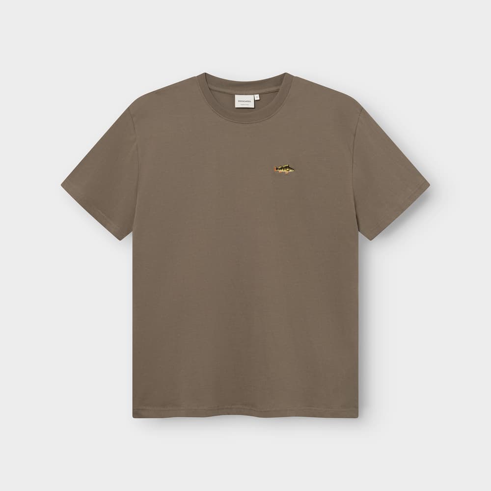 T-shirt Stockholm Perch EMB Bungee Green