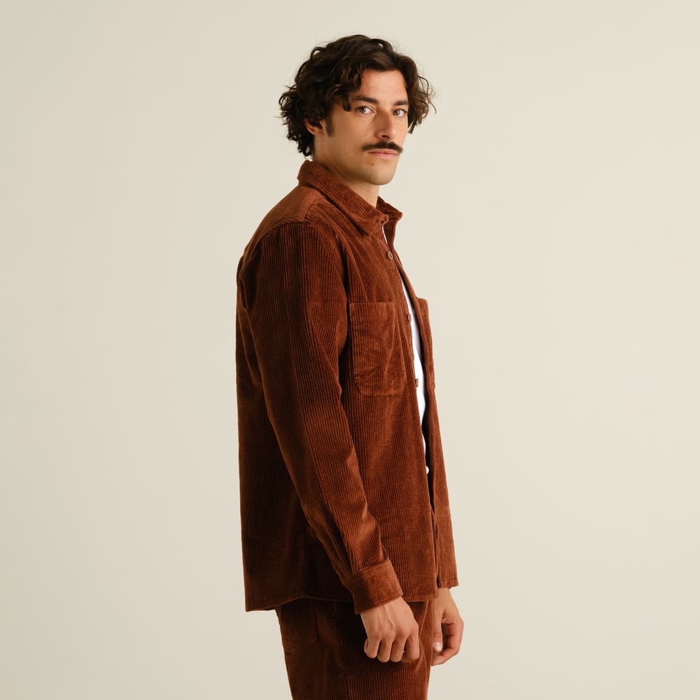 Shirt Kil Corduroy Cappuccino Brown