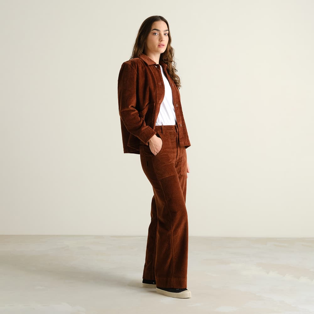 Workwear Pants Vara Corduroy Cappuccino Brown