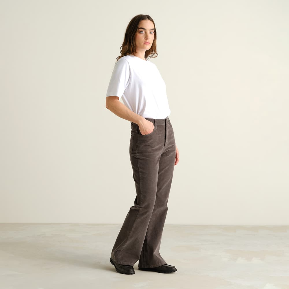 Pants Ryda Corduroy Rock Grey