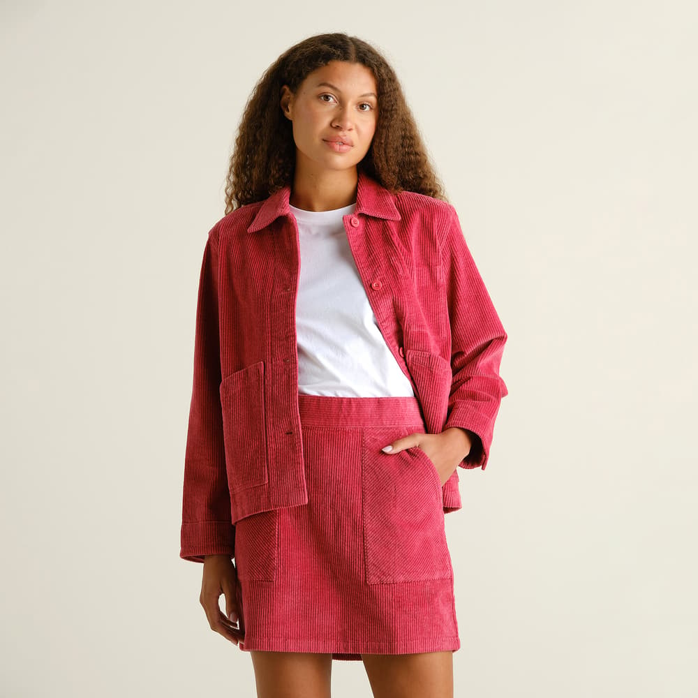 Skirt Majorna Corduroy Holly Red