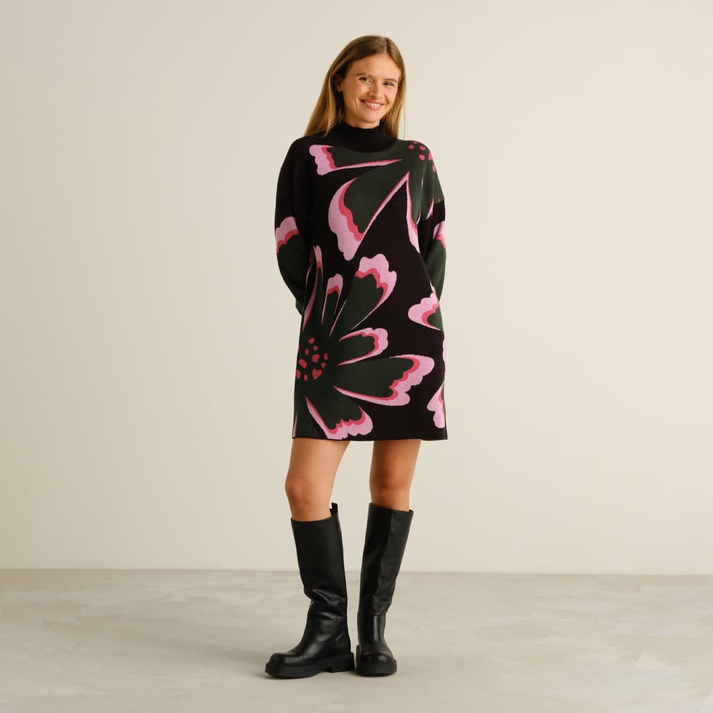 Dress Nikkala Big Bloom Multi Color