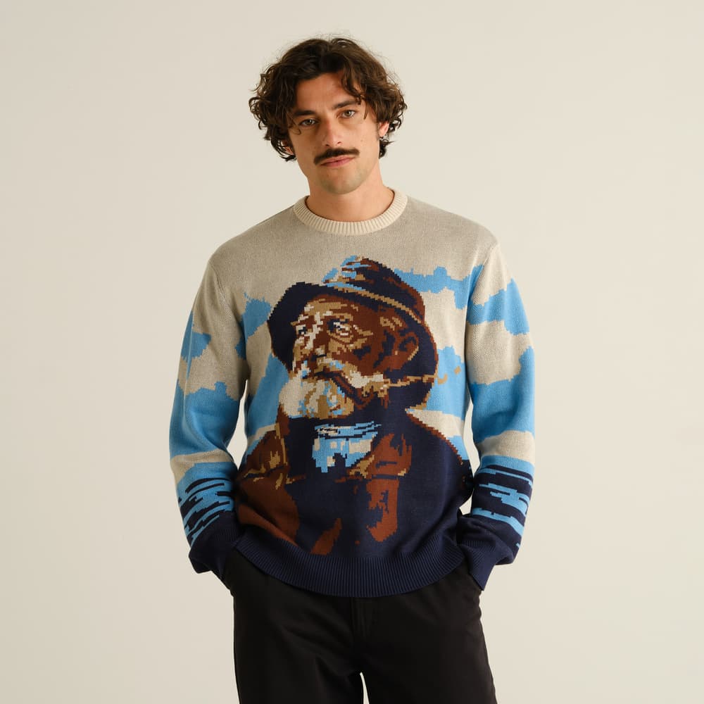 Sweater Mora Man and Sea Multi Color