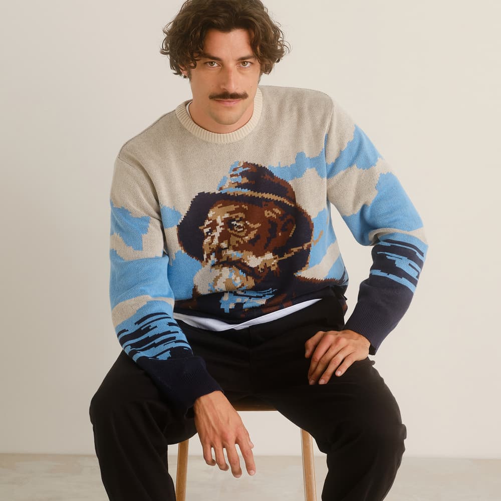 Sweater Mora Man and Sea Multi Color
