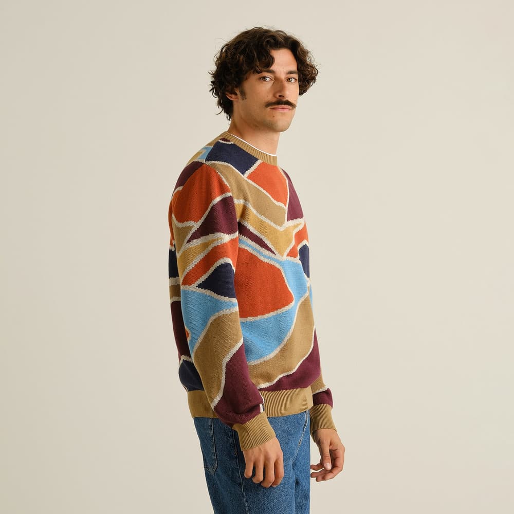 Sweater Mora Patch Valley Multi Color