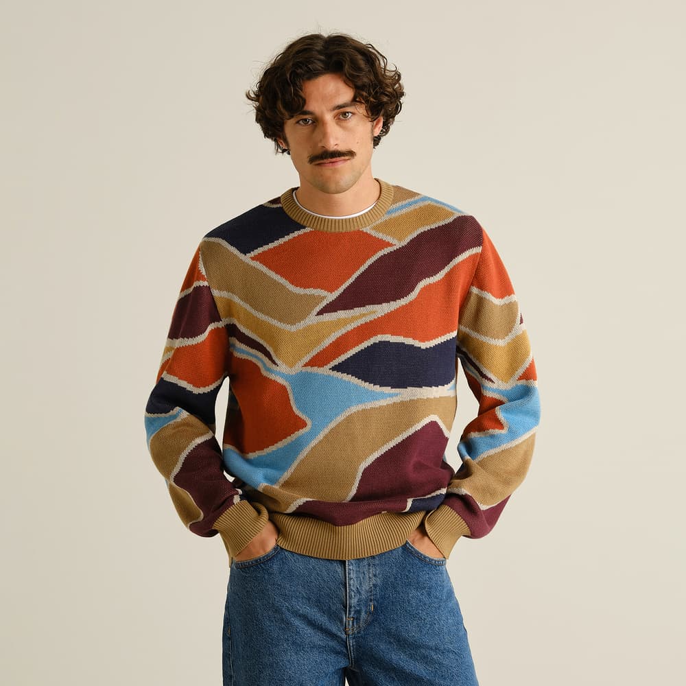 Sweater Mora Patch Valley Multi Color