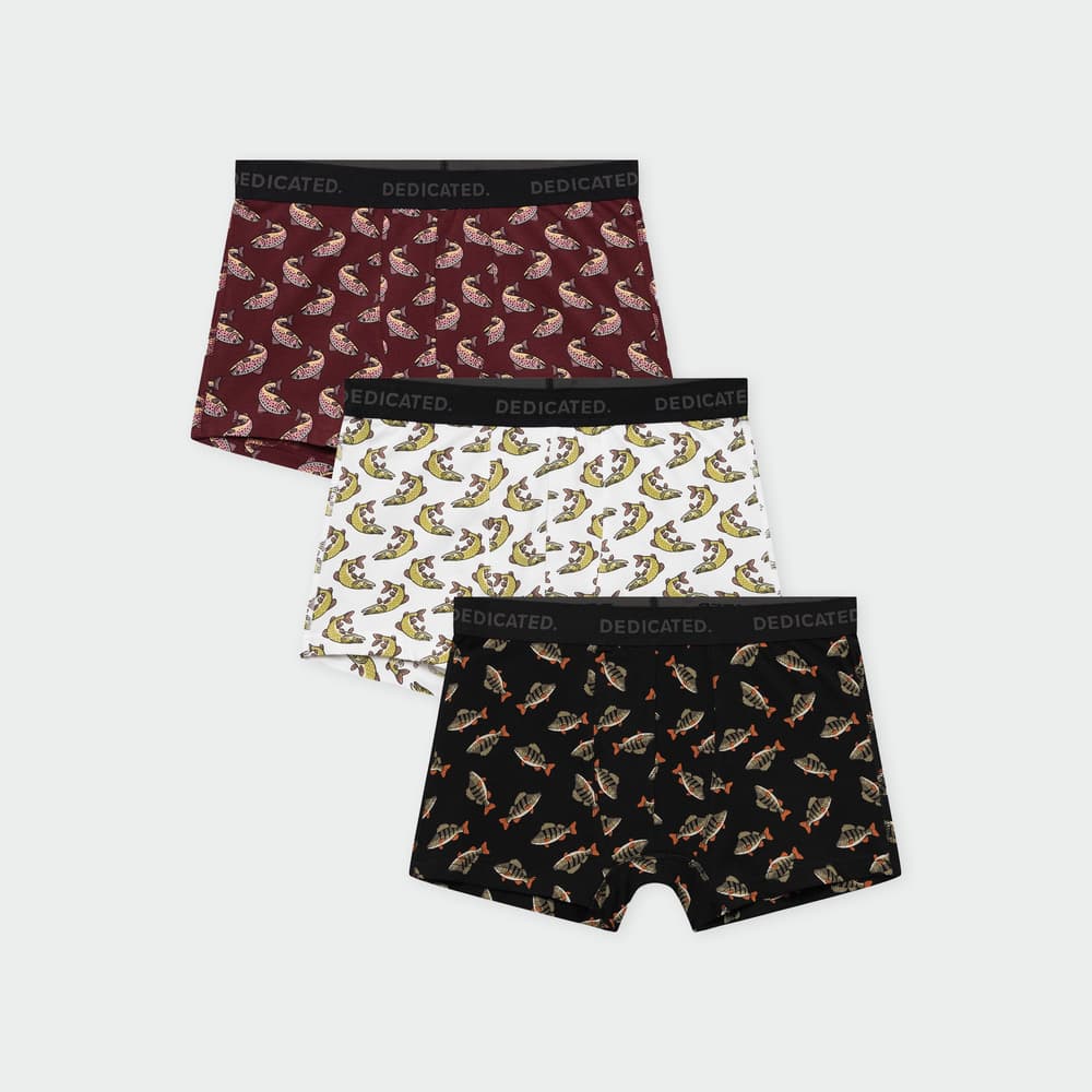 Boxer Briefs Kalix Fish Pattern 3-pack