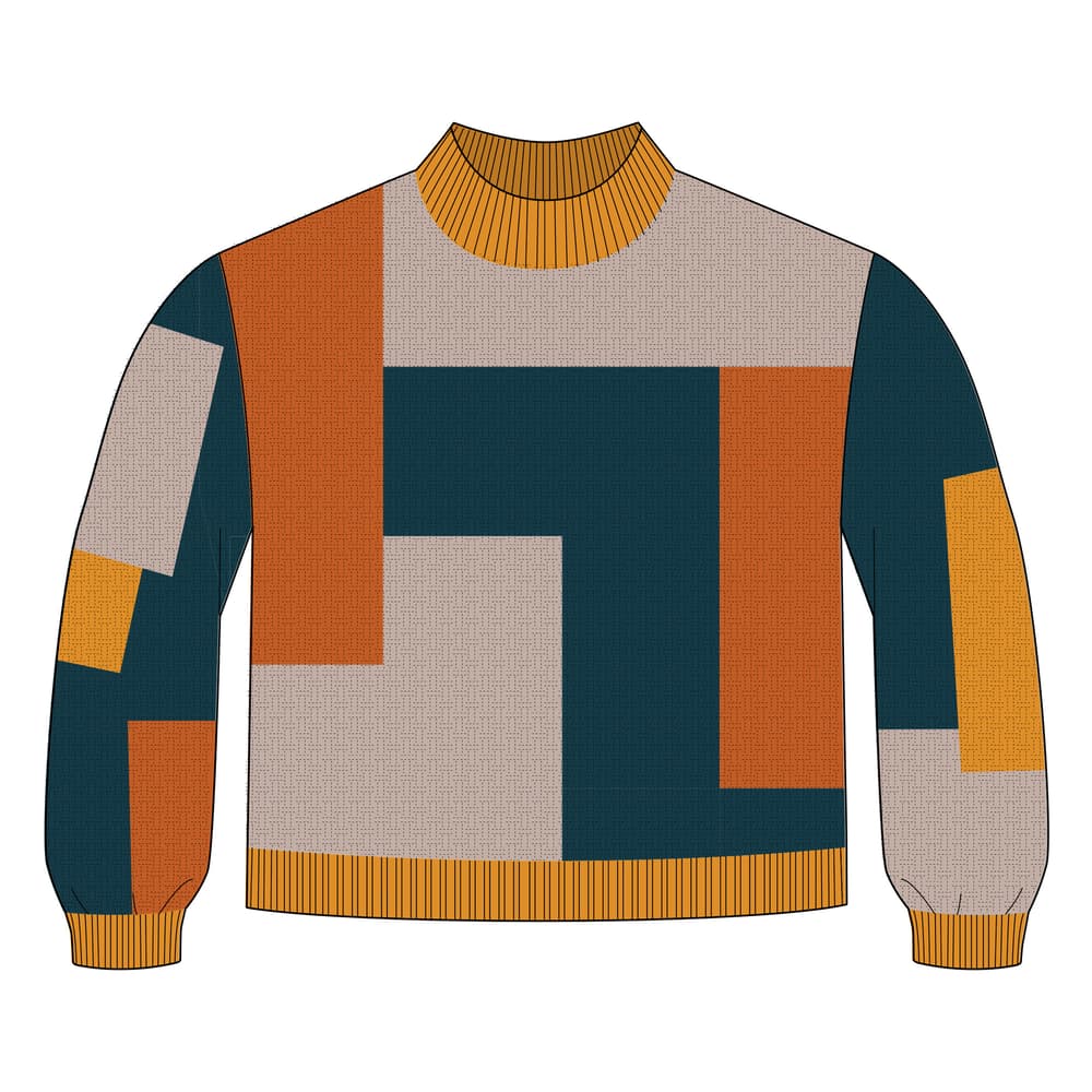 Sweater Gotland Blocks Multi Color