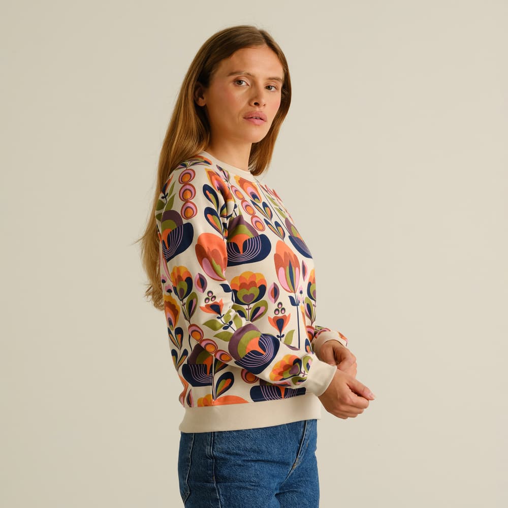 Sweatshirt Ystad Autumn Harvest Multicolor