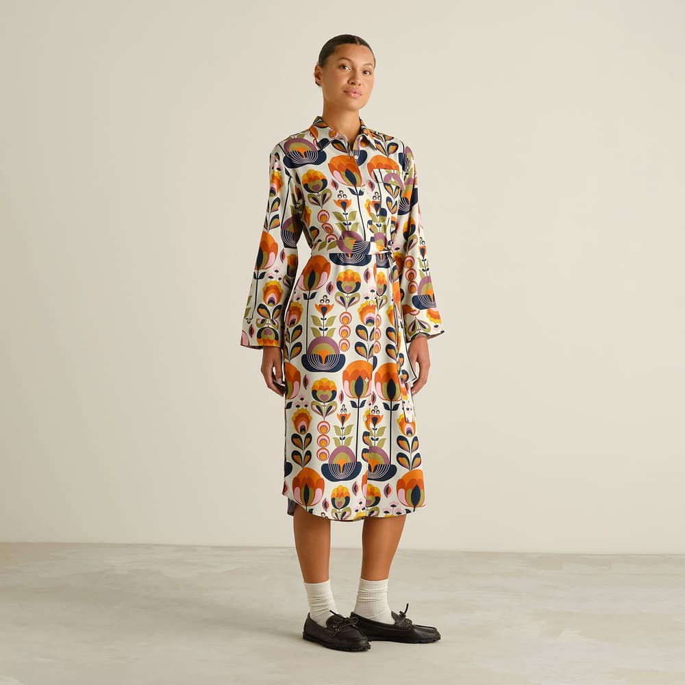 Shirt Dress Kvilla Autumn Harvest Multi Color