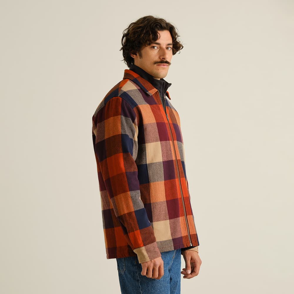 Jacket Torp Flannel Check Muted Multi Color