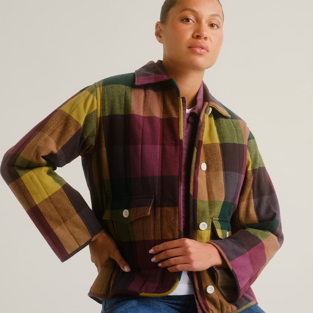 Jacket Voxtorp Flannel Check Bold Multi Color
