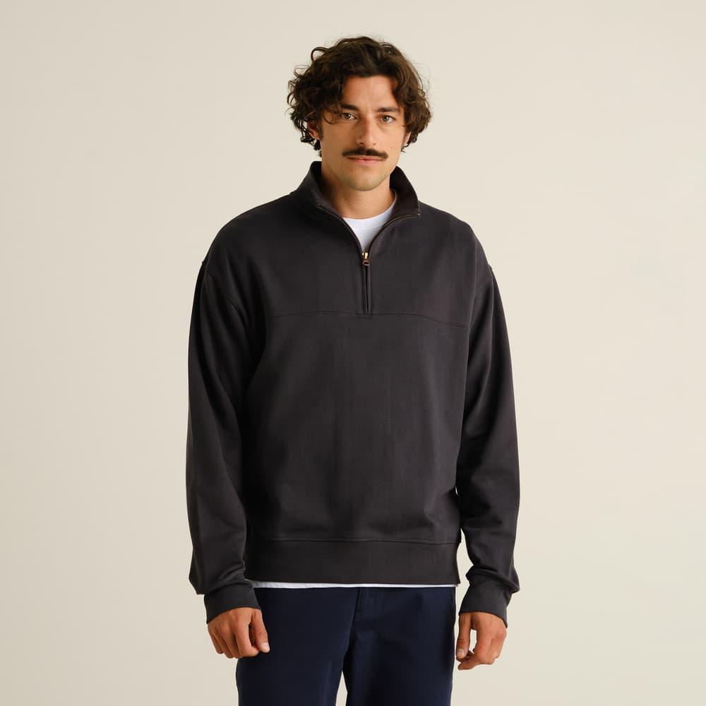 Half Zip Sweatshirt Sandvalla Phantom Black