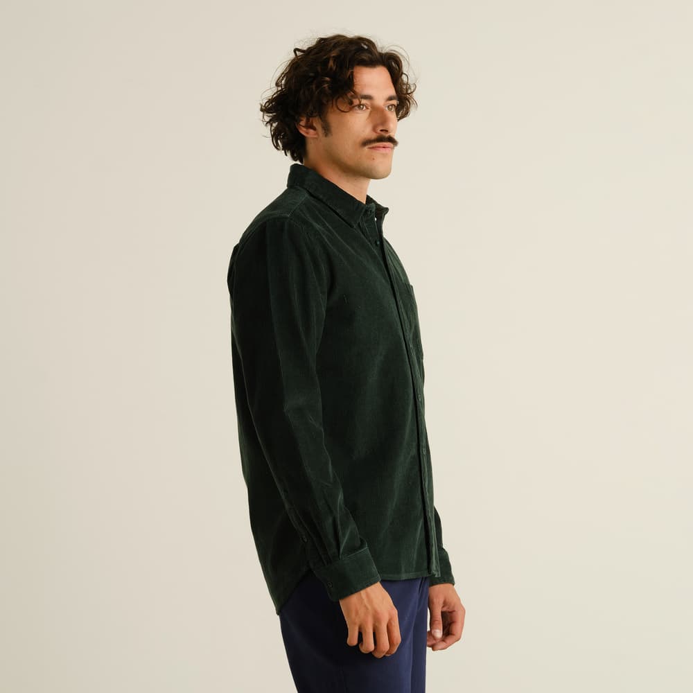 Shirt Varberg Corduroy  Dark Green