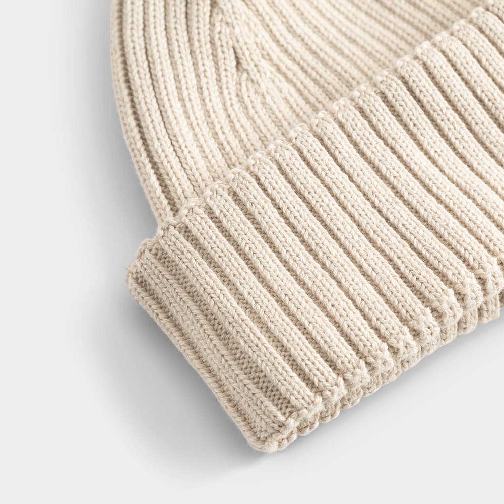 Beanie Rutvik Oat White