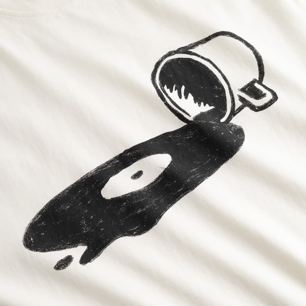 T-shirt Stockholm Spilled Off-White
