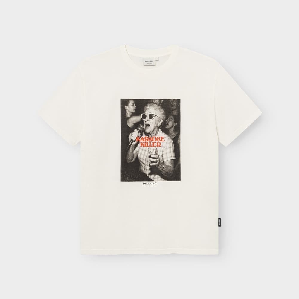 T-shirt Stockholm Karaoke Killer Off-White