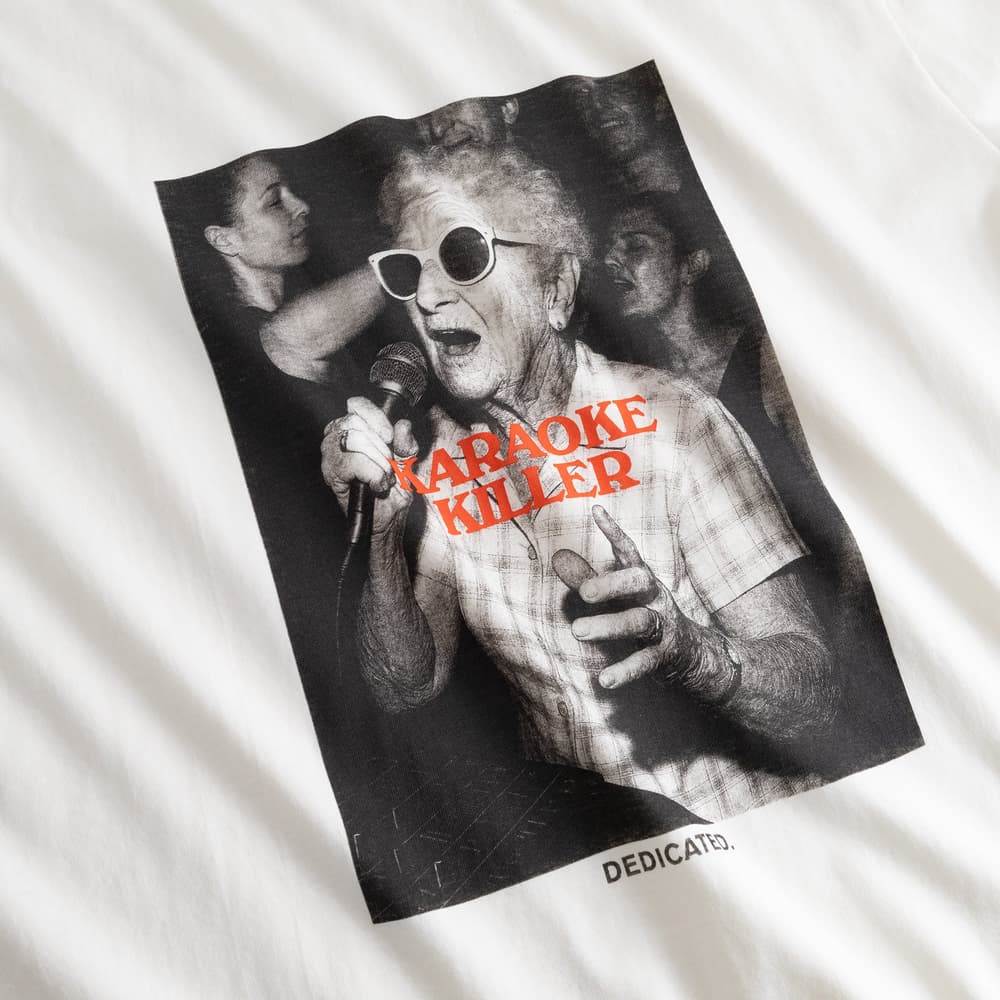 T-shirt Stockholm Karaoke Killer Off-White