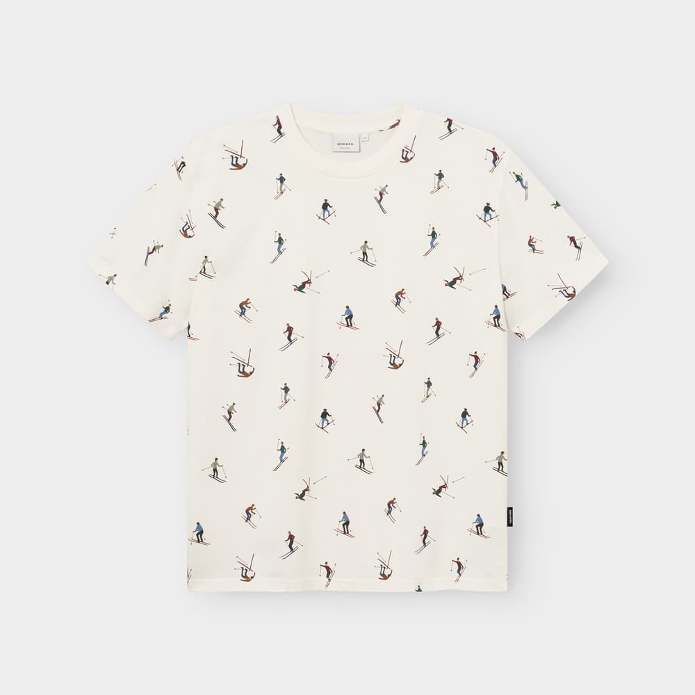 T-shirt Stockholm Ski Team AOP Off-White