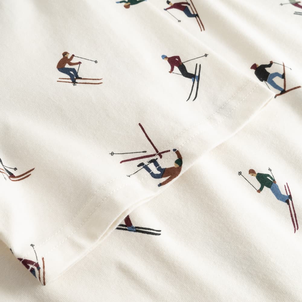 T-shirt Stockholm Ski Team AOP Off-White