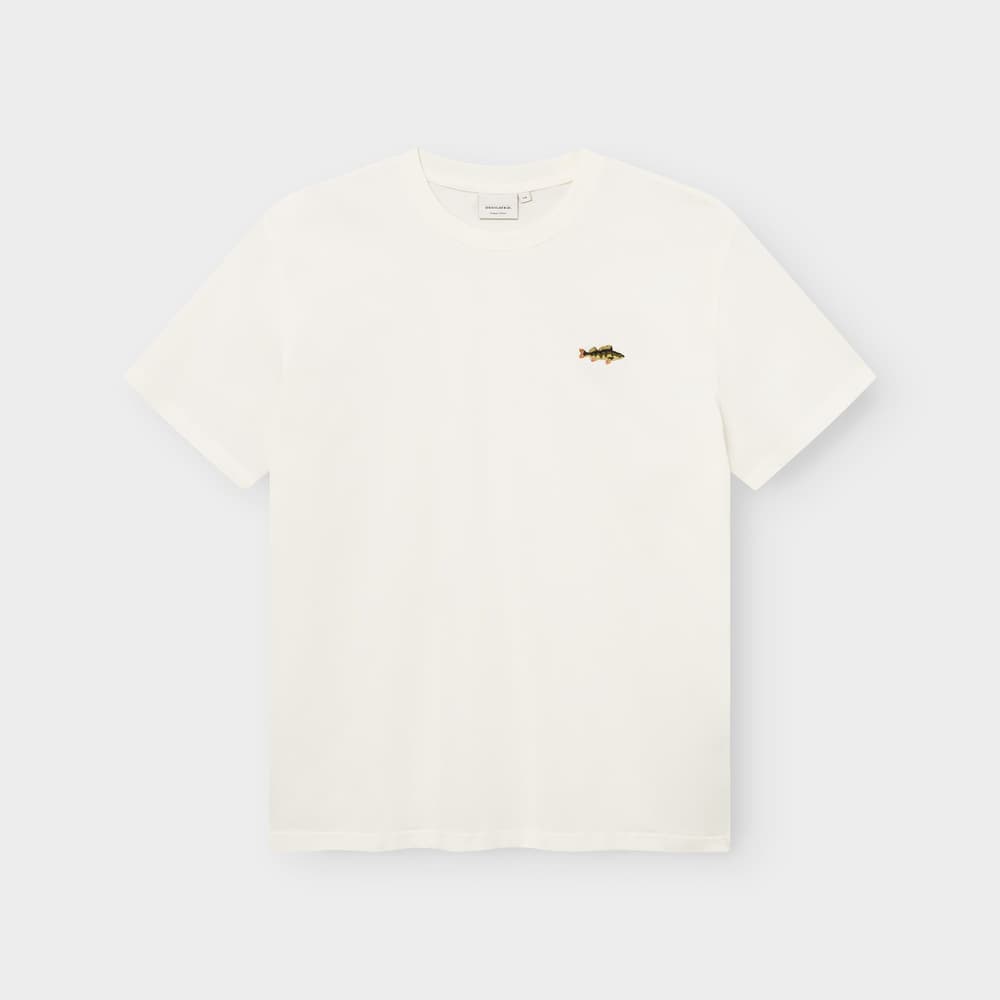 T-shirt Stockholm Perch EMB Off-White