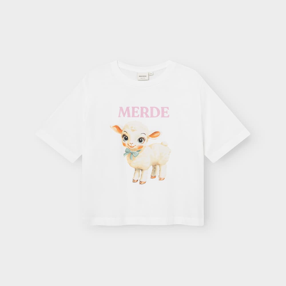T-shirt Vadstena Lamb White