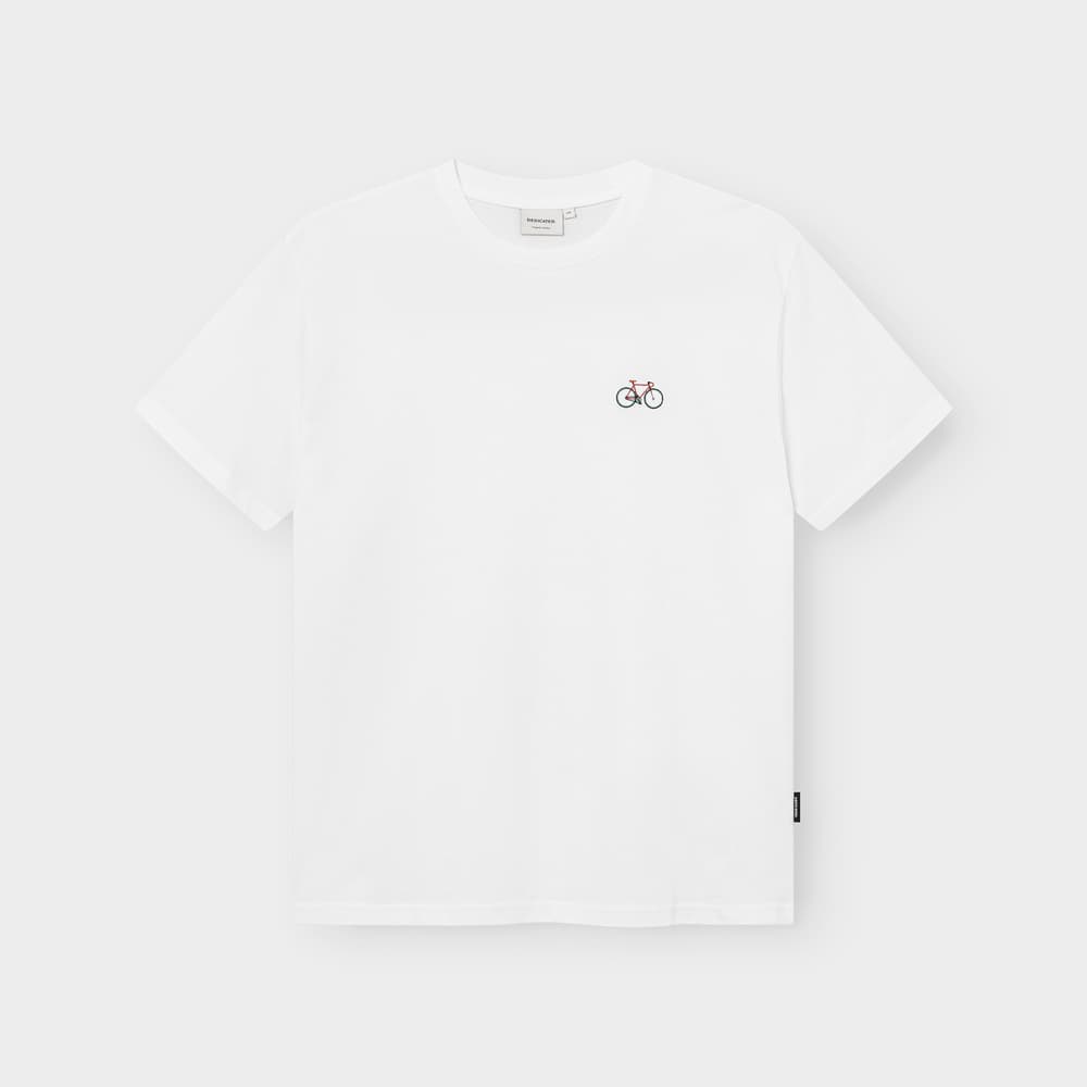 T-shirt Stockholm Race Bike EMB White