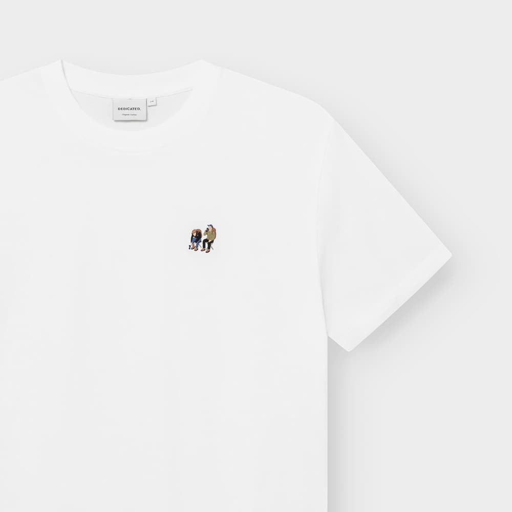 T-shirt Stockholm Camp Crew EMB White
