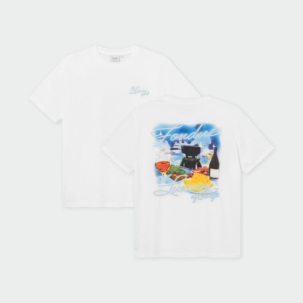T-shirt Stockholm Fondue White