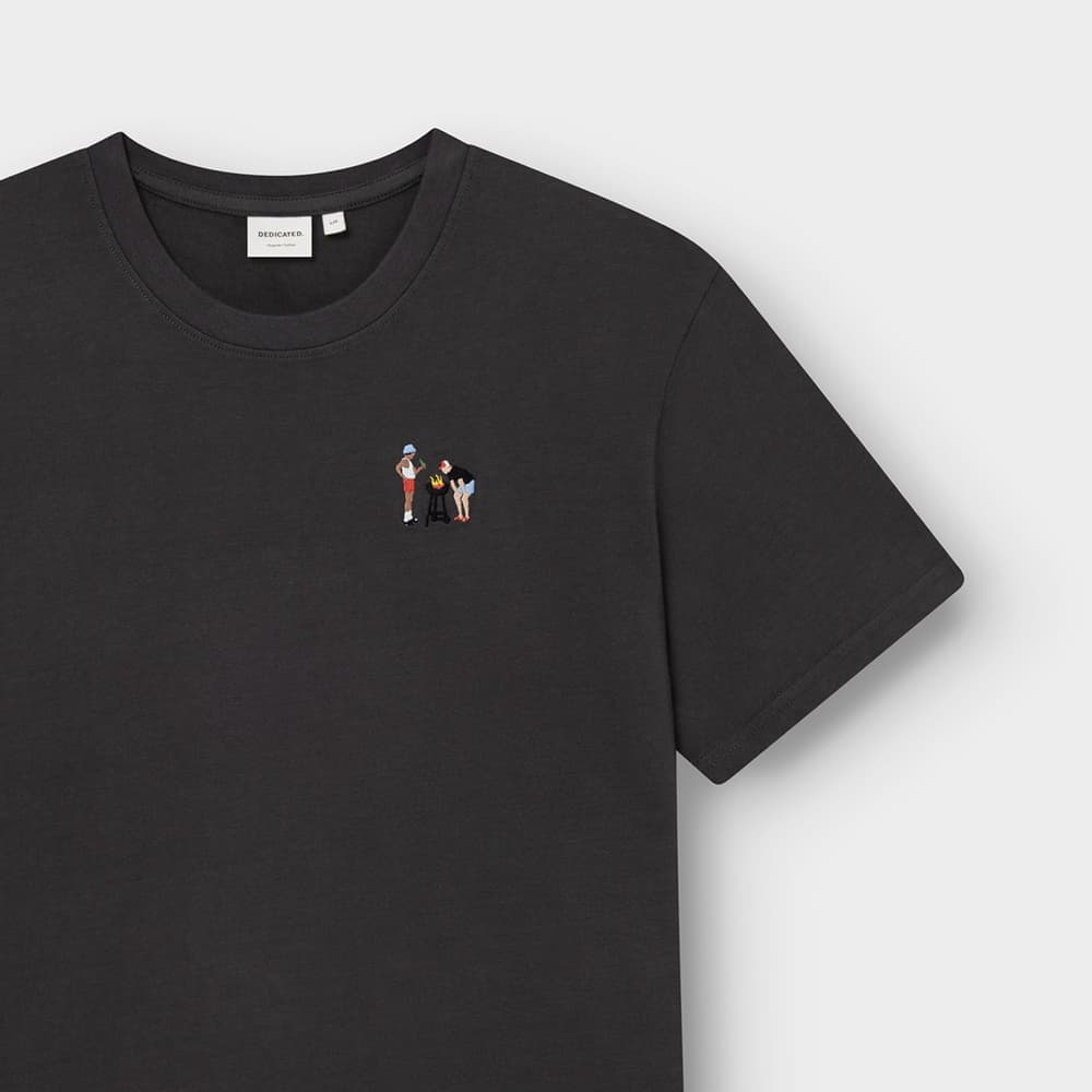T-shirt Stockholm BBQ Charcoal