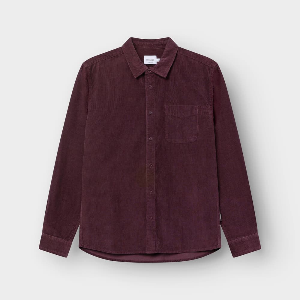 Shirt Varberg Corduroy  Fig Red