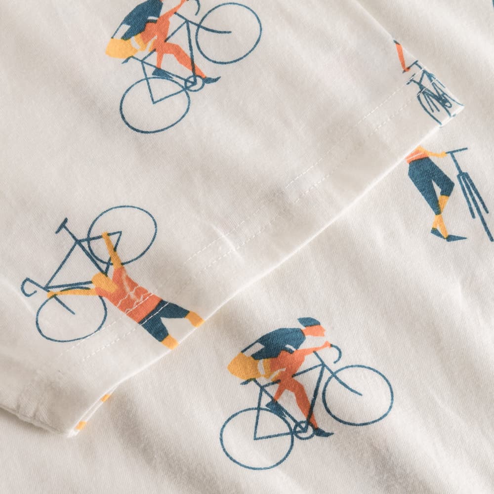 T-shirt Stockholm Bike People Off-White