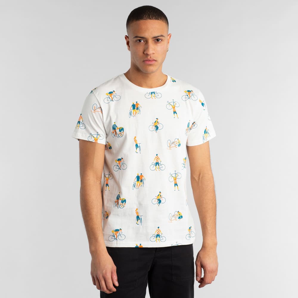 T-shirt Stockholm Bike People Off-White