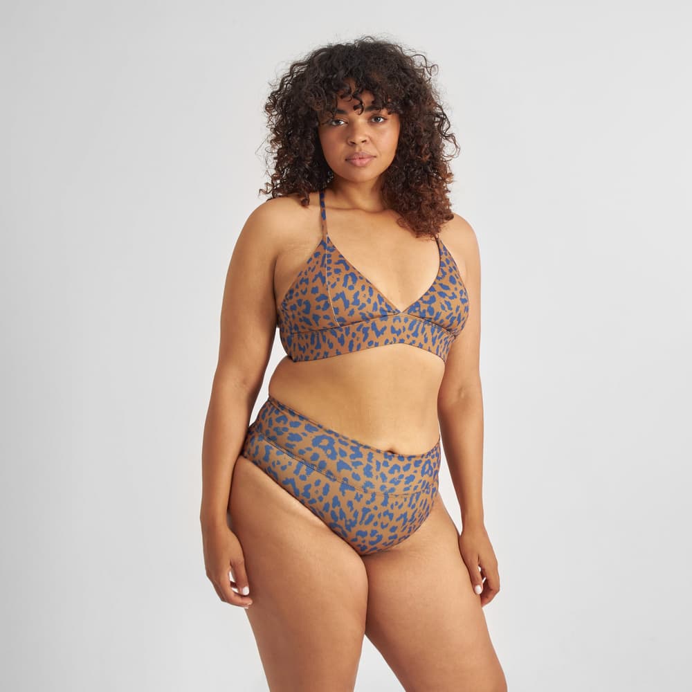 Bikini Pants Slite Leopard