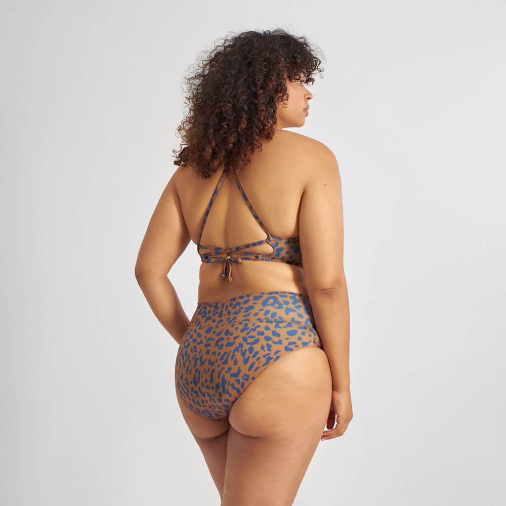Bikini Pants Slite Leopard