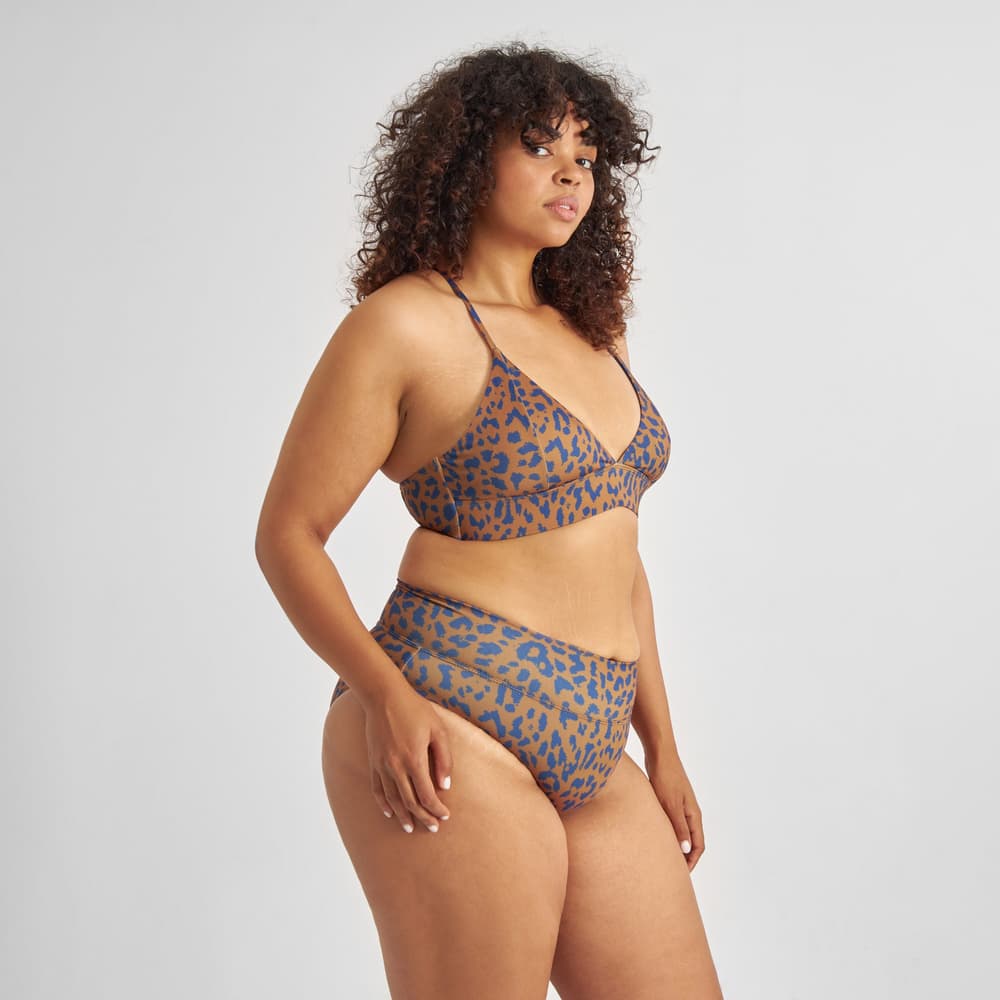 Bikini Pants Slite Leopard