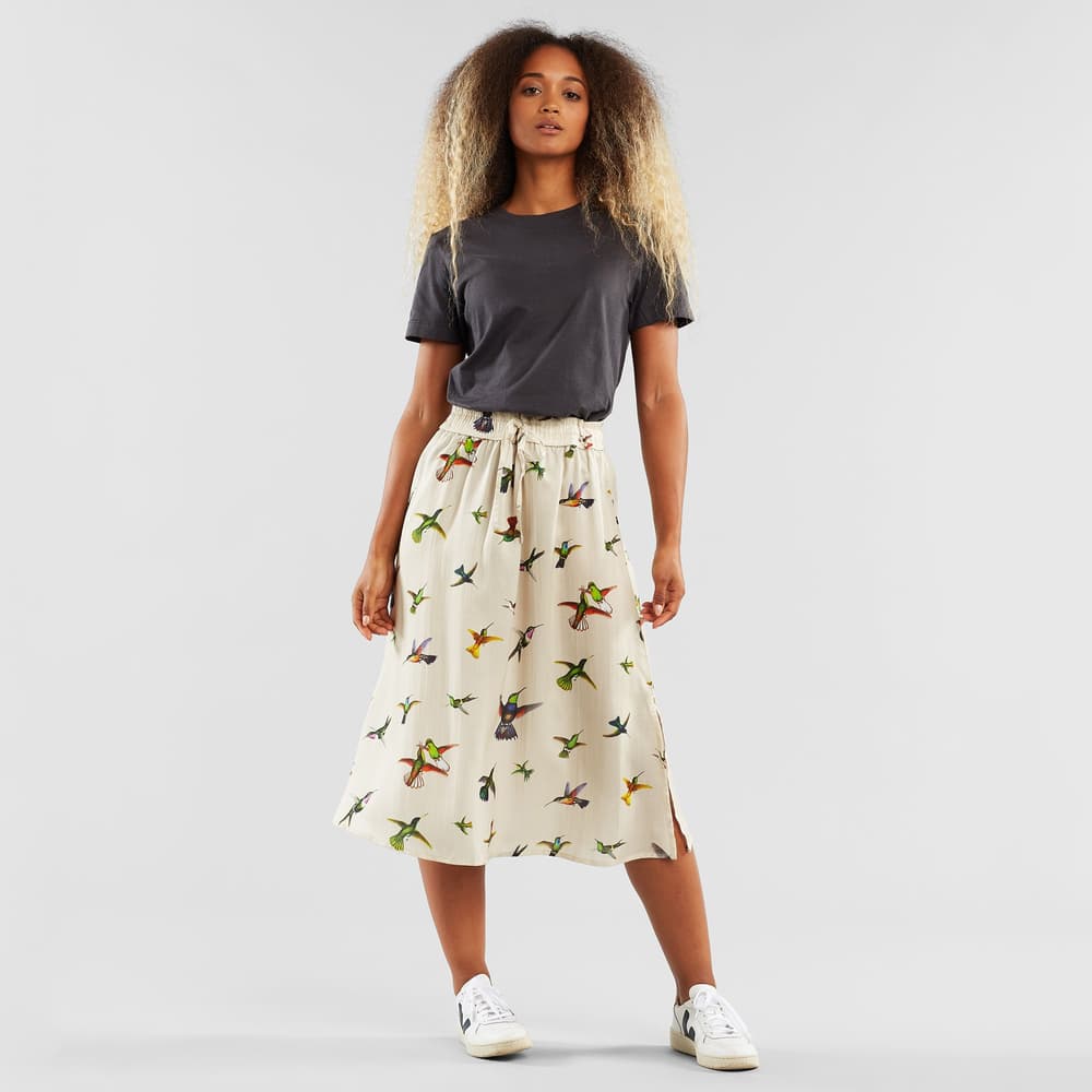 Skirt Klippan Flying Hummingbirds Multi Color