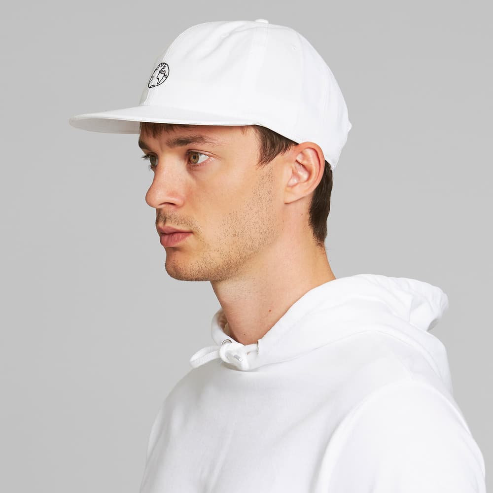 Unconstructed Cap Globe White