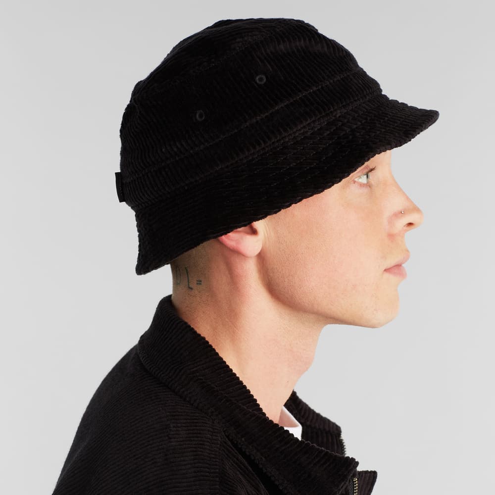 Bucket Hat Corduroy Black