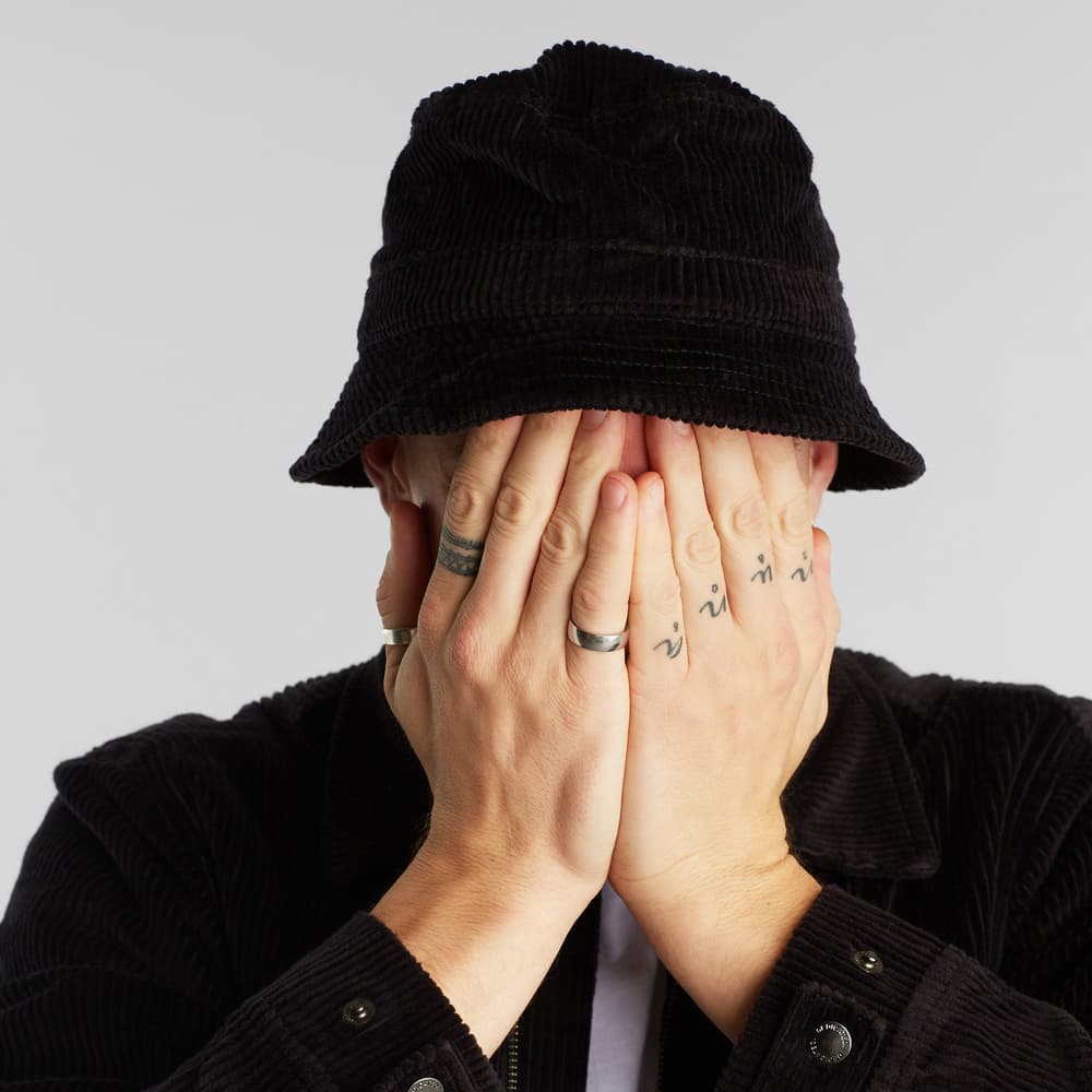 Bucket Hat Corduroy Black