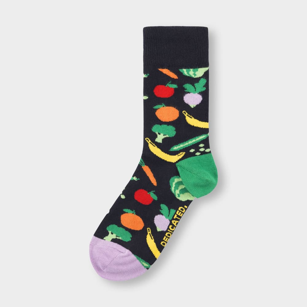 Socks Sigtuna Vegetables Black