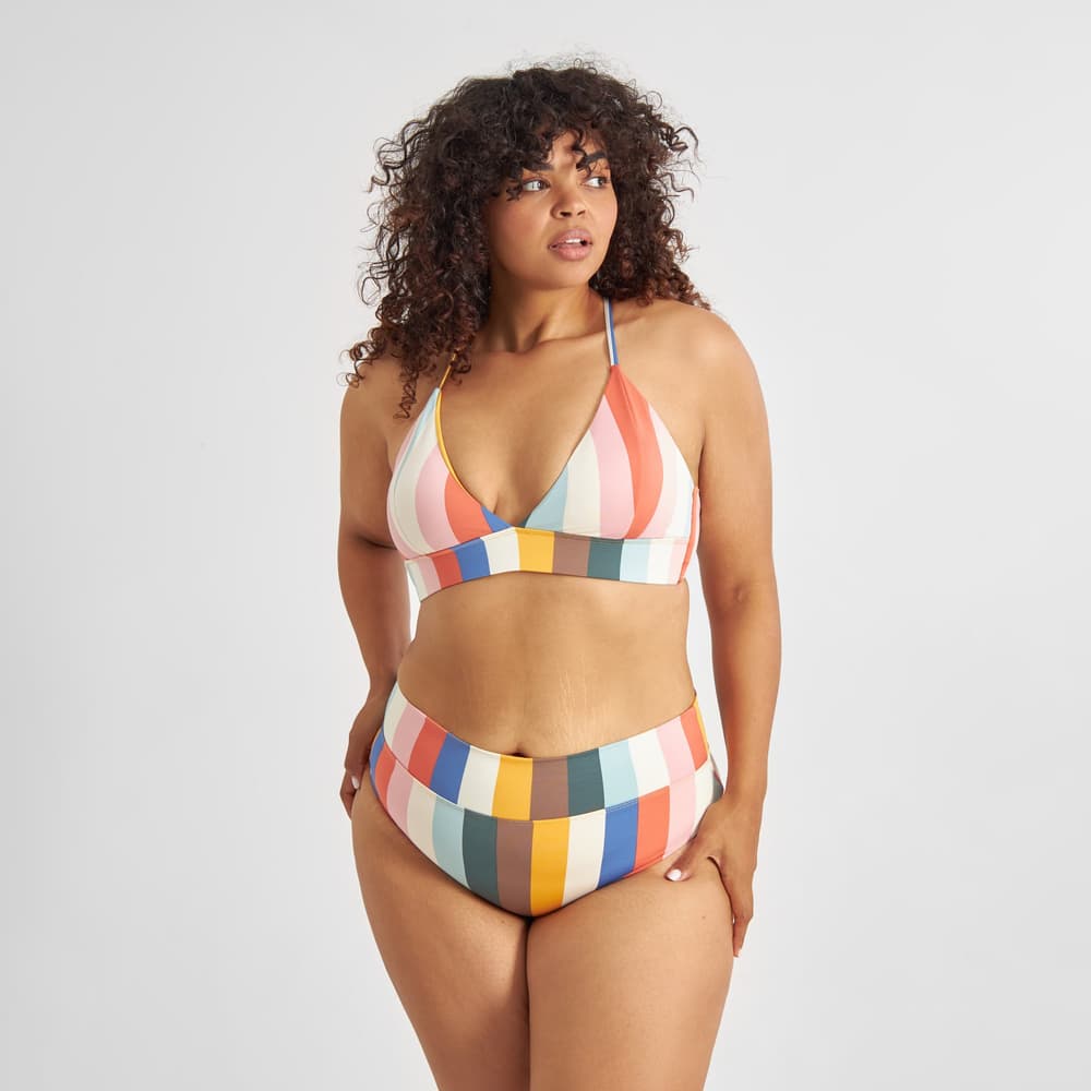 Bikini Top Alva Stripes Multi Color
