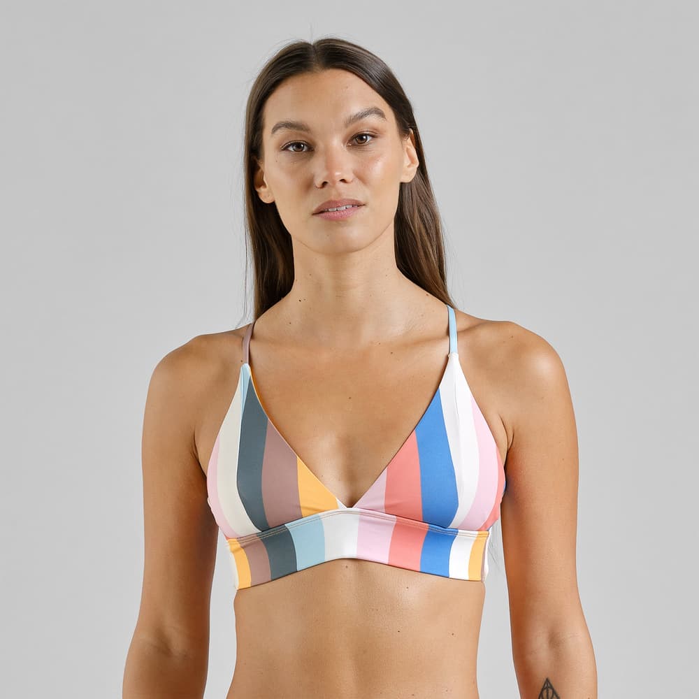 Bikini Top Alva Stripes Multi Color