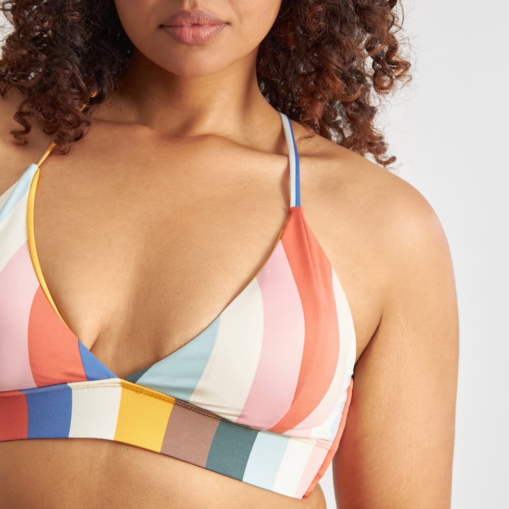 Bikini Top Alva Stripes Multi Color