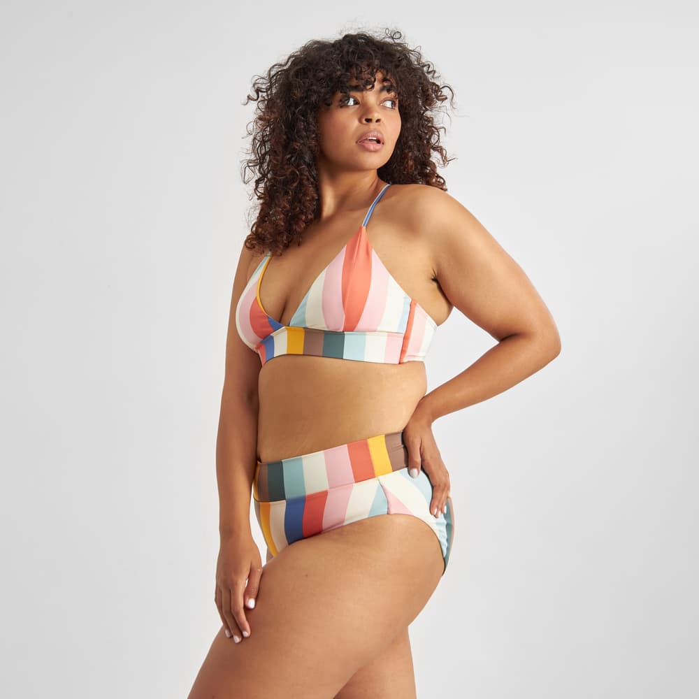 Bikini Top Alva Stripes Multi Color